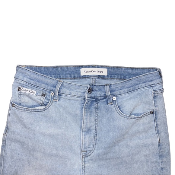 Calvin Klein High-Rise Skinny Ankle - Light Blue Jeans - Picture 5 of 10